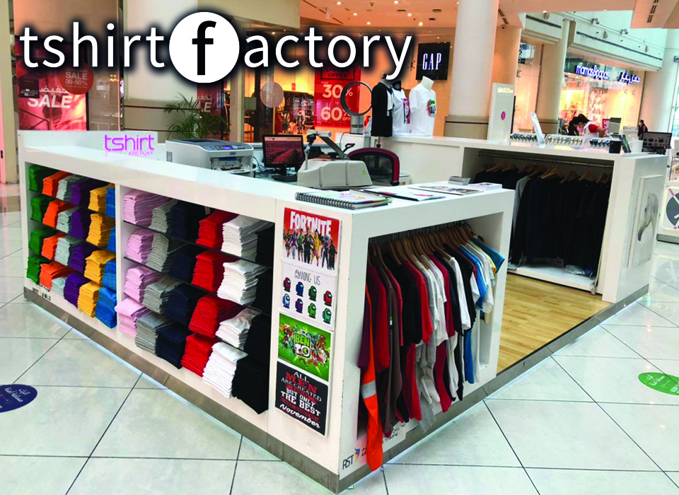 T Shirt Factory Kiosk Al Wahda Mall The Best Shopping Mall